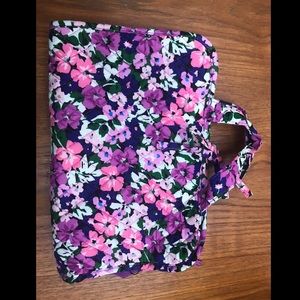 BNWOT Vera Bradley Floral Cosmetic/Travel Bag